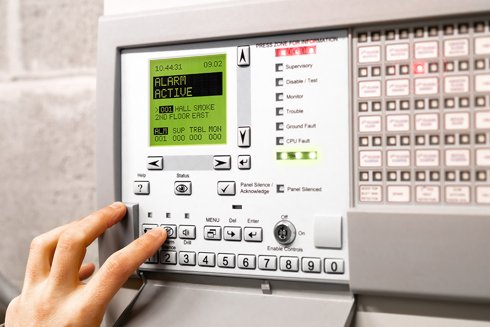 alarm control panel